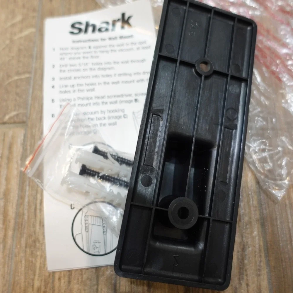 New Shark Wall Mount‎ bracket 240FFJV300 Rocket DuoClean Vacuums with screws